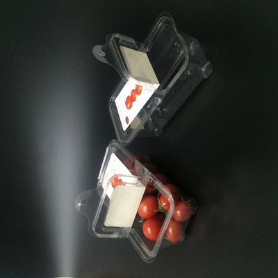 125g πλαστική αντίσταση αντίκτυπου κιβωτίων συσκευασίας Clamshell βακκινίων